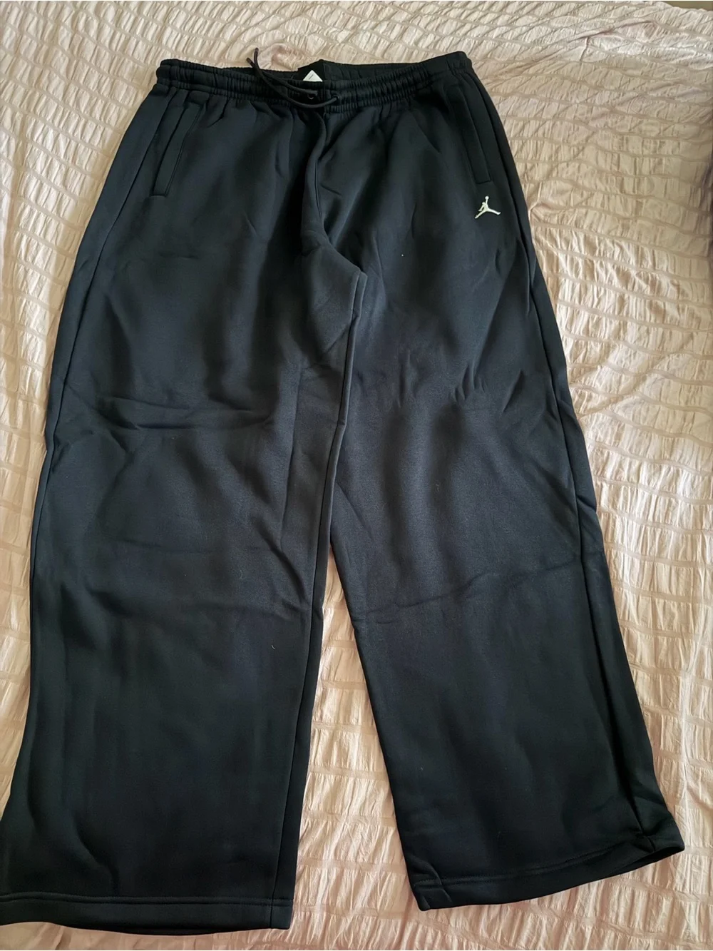 Jordan Black Men's Performance Joggers with Jumpman Logo